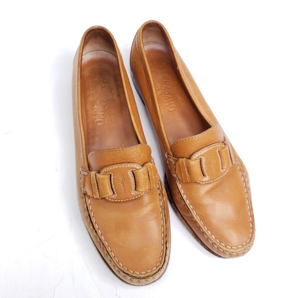 Salvatore Ferragamo Shoes - Salvatore Ferragamo leather loafer slip on sz6.5